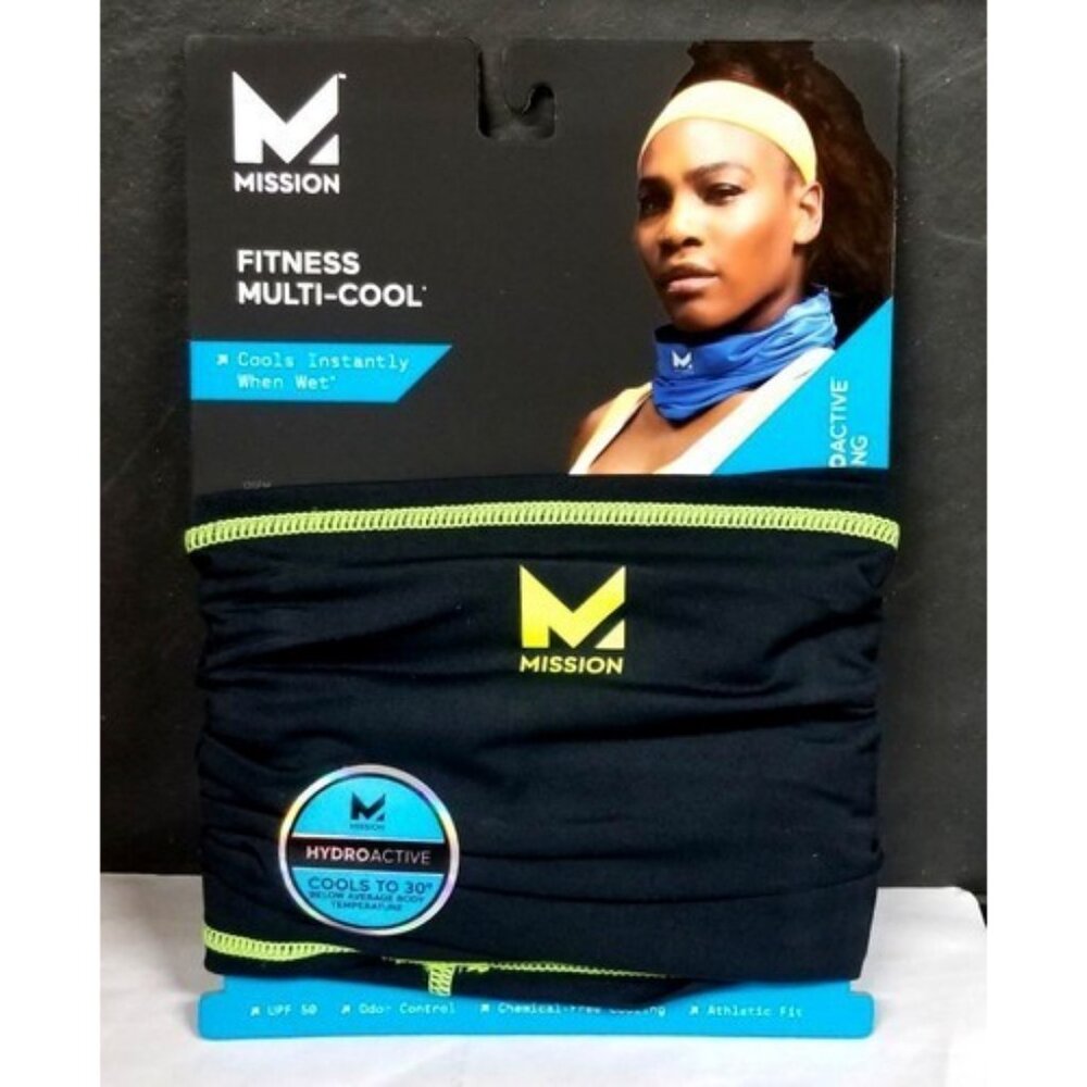 MISSION Fitness Unisex Gaiter Sports Outdoor hydroactive cooling towel neck wrap